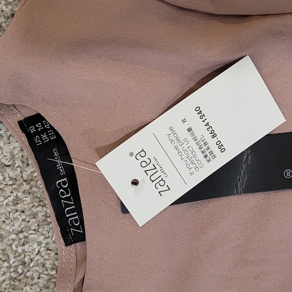 BNWT Zanzea blush pink blouse - Picture 4 of 6